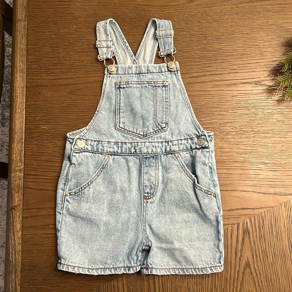 Zara Label Denim Overalls